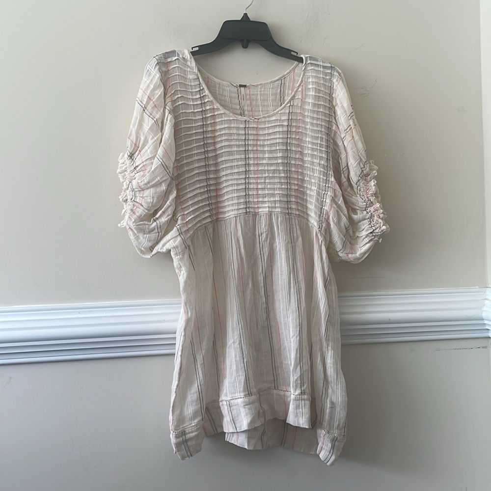 Free People Ivory Elsie Yarn Dye Tunic - Picture 4 of 6
